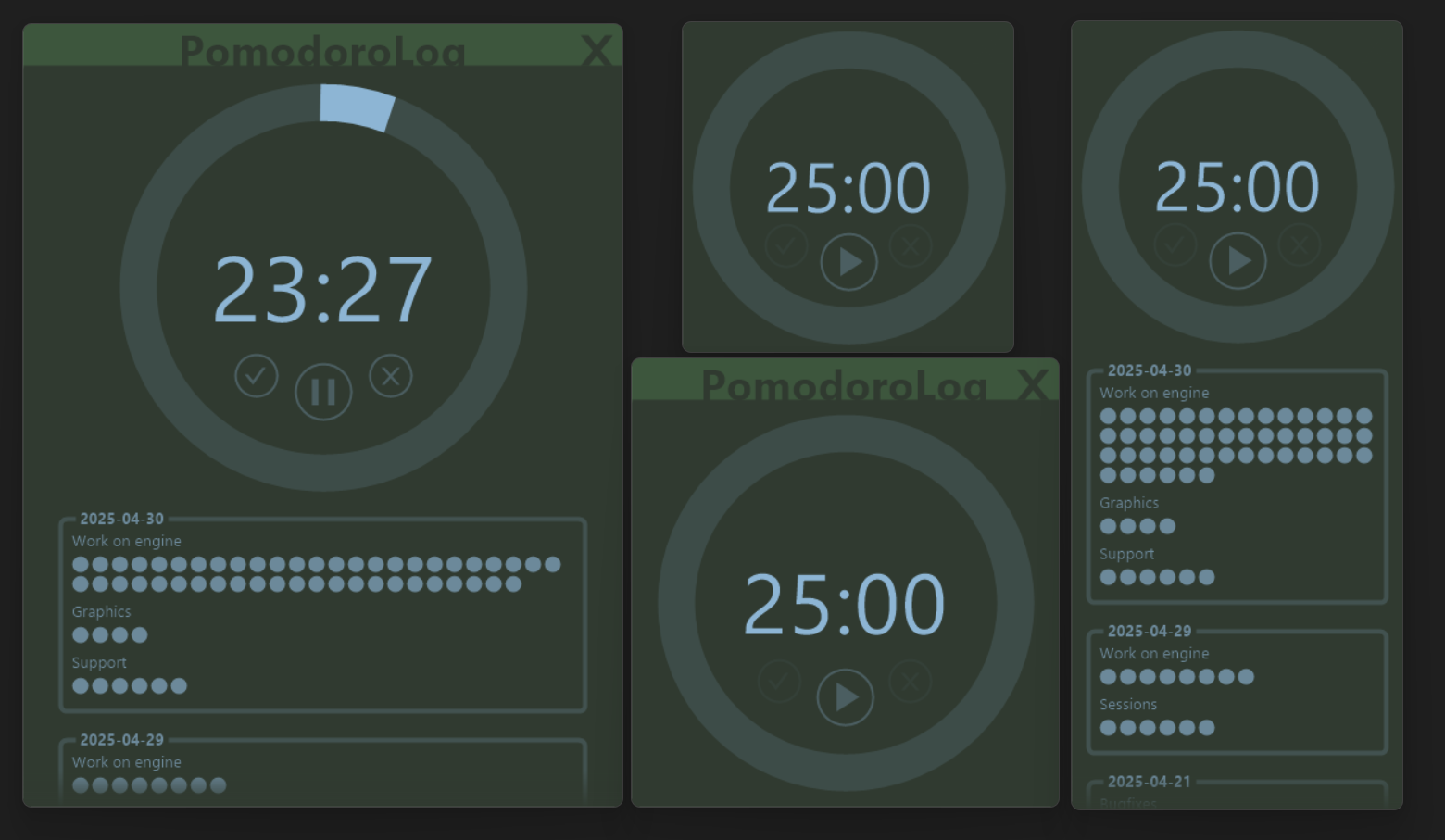 PomodoroLog project